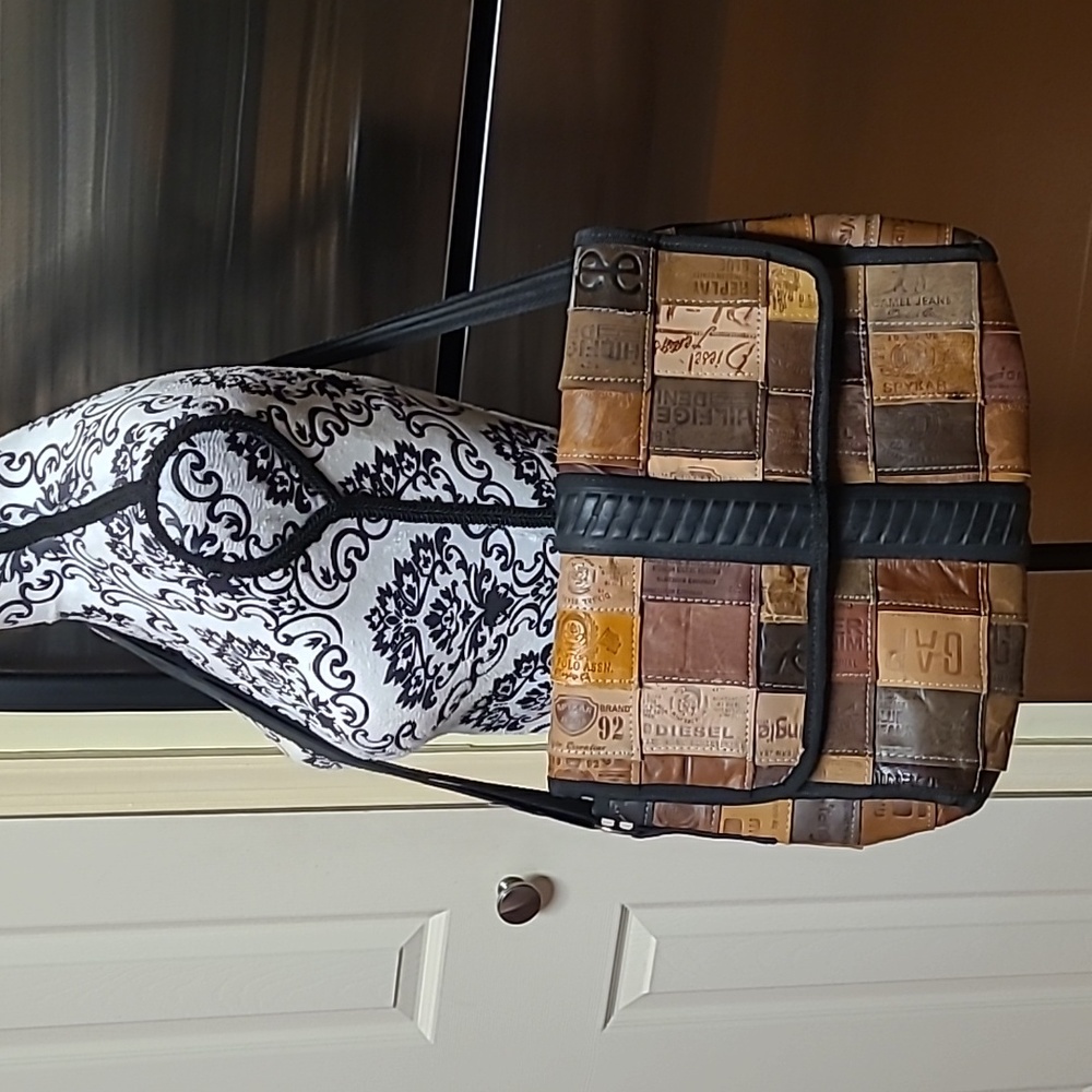 Leather Label Butler Bag
